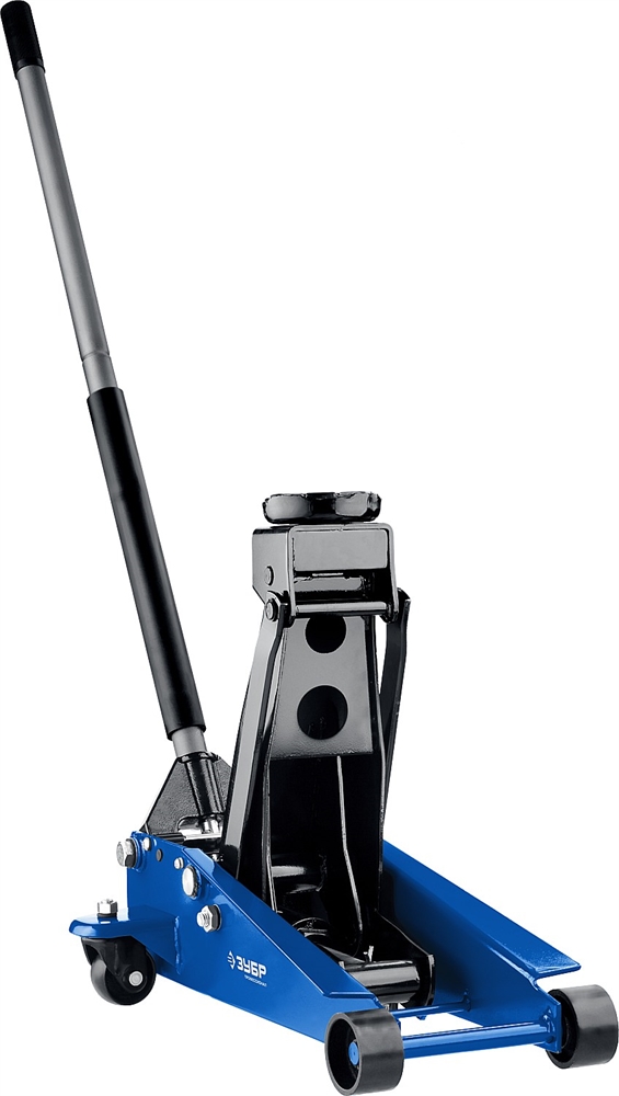 ЗУБР  X80, 3 т, 130 - 465 мм, подкатной домкрат с быстрым подъемом для СТО, Профессионал (43050-3) 43050-3_z01