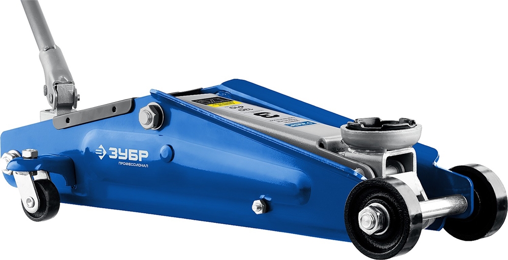 ЗУБР  Т-70, 3 т, 130 - 410 мм, подкатной домкрат с поворотной ручкой, Профессионал (43052-3) 43052-3_z01
