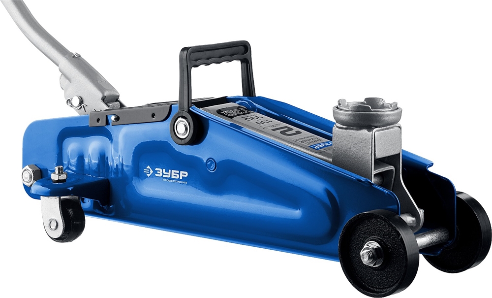 ЗУБР  Т-30, 2 т, 135 - 330 мм, подкатной гидравлический домкрат, Профессионал (43053-2) 43053-2