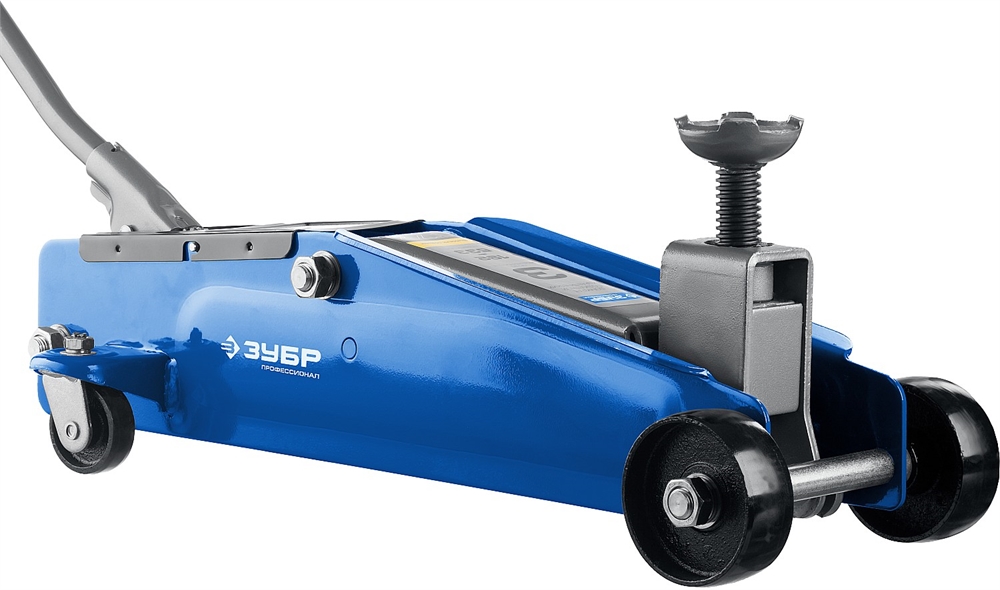 ЗУБР  Т-77, 3 т, 192 - 533 мм, подкатной домкрат с высоким подъемом, Профессионал (43055-3) 43055-3