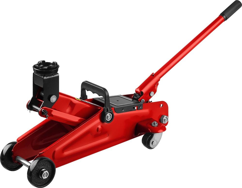 STAYER  R-22 RED FORCE, в кейсе, 2 т, 125 - 320 мм, подкатной домкрат для легковых а/м, Professional (43152-2-K) 43152-2-K