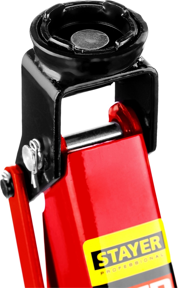STAYER  R-28 RED FORCE, 2 т, 130 - 350 мм, подкатной домкрат для легковых а/м, Professional (43153-2) 43153-2