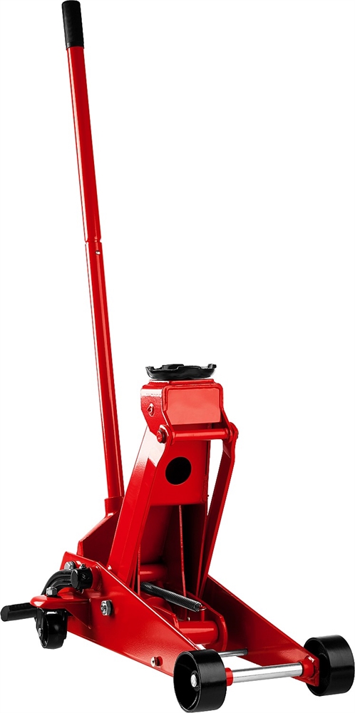 STAYER  F-35 RED FORCE, 3.5 т, 145 - 500 мм, подкатной домкрат с быстрым и высоким подъемом для СТО, Professional (43155-3.5) 43155-3.5