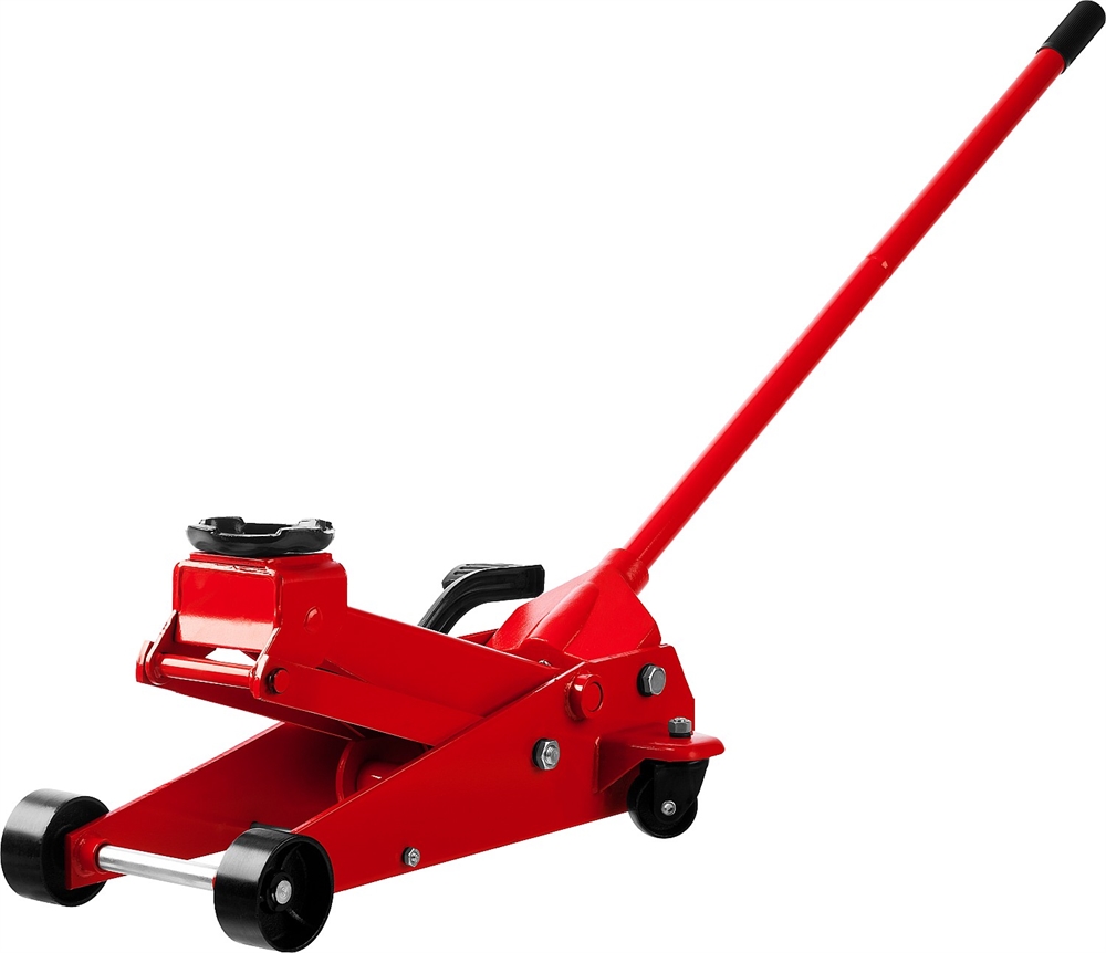 STAYER  F-35 RED FORCE, 3.5 т, 145 - 500 мм, подкатной домкрат с быстрым и высоким подъемом для СТО, Professional (43155-3.5) 43155-3.5