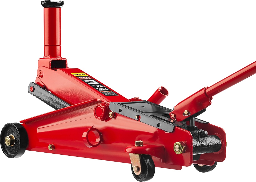 STAYER  R-55 RED FORCE, 3 т, 155 - 545 мм, подкатной домкрат с высоким подъемом, Professional (43157-3) 43157-3