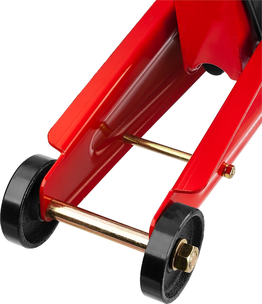 STAYER  R-55 RED FORCE, 3 т, 155 - 545 мм, подкатной домкрат с высоким подъемом, Professional (43157-3) 43157-3