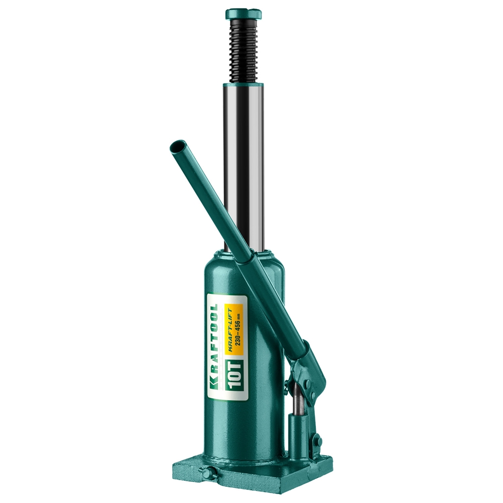 KRAFTOOL  KRAFT-LIFT, 10 т, 230 - 460 мм, бутылочный гидравлический домкрат (43462-10) 43462-10_z01