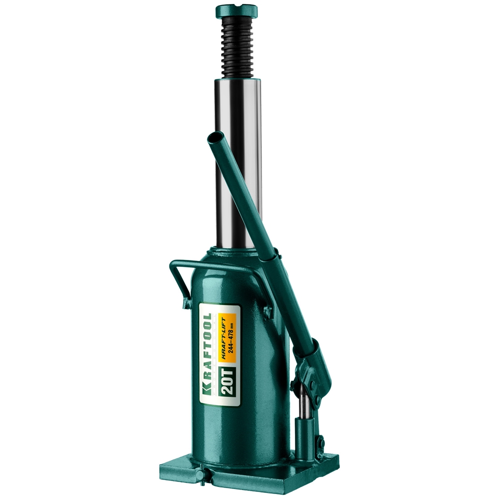 KRAFTOOL  KRAFT-LIFT, 20 т, 244 - 478 мм, бутылочный гидравлический домкрат (43462-20) 43462-20_z01