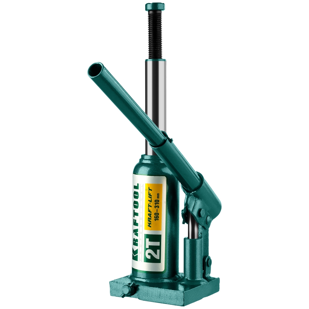 KRAFTOOL  KRAFT-LIFT, 2 т, 158 - 308 мм, бутылочный гидравлический домкрат (43462-2) 43462-2_z01