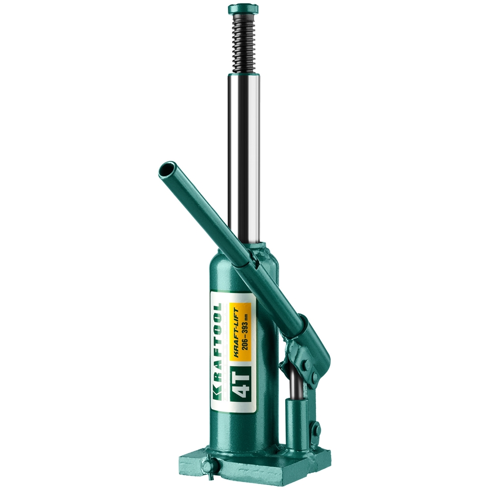 KRAFTOOL  KRAFT-LIFT, 4 т, 194 - 372 мм, бутылочный гидравлический домкрат (43462-4) 43462-4_z01