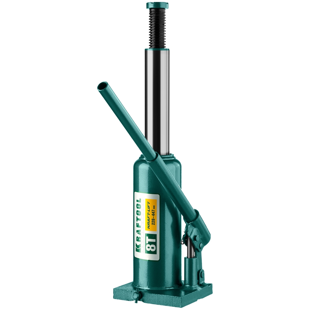 KRAFTOOL  KRAFT-LIFT, 8 т, 230 - 457 мм, бутылочный гидравлический домкрат (43462-8) 43462-8_z01