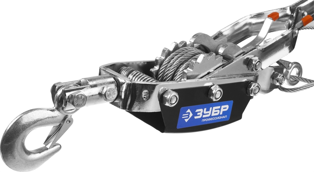 ЗУБР  4 т, 3 м, ручная рычажная лебедка, Профессионал (43105-4-K) 43105-4-K