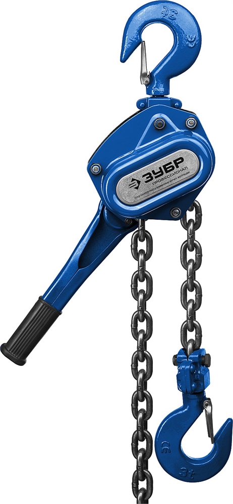ЗУБР  3 т, 1.5 м, ручная цепная рычажная таль, Профессионал (43090-3) 43090-3_z01