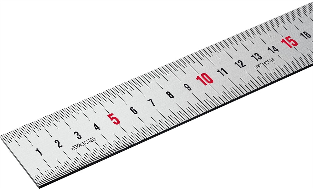 ЗУБР  Про-30, длина 0.30 м, усиленная нержавеющая линейка, Профессионал (34280-030) 34280-030