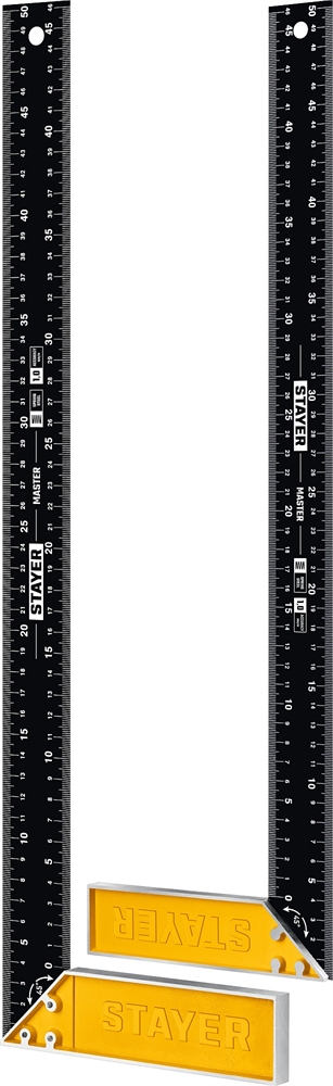 STAYER  500 мм, столярный угольник со стальным полотном (3430-50) 3430-50