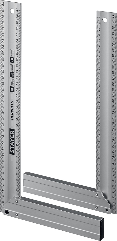 STAYER  350 мм, жесткий столярный угольник, Professional (3432-35) 3432-35