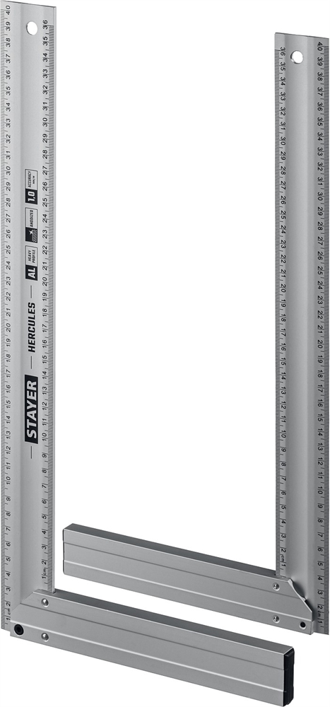 STAYER  400 мм, жесткий столярный угольник, Professional (3432-40) 3432-40