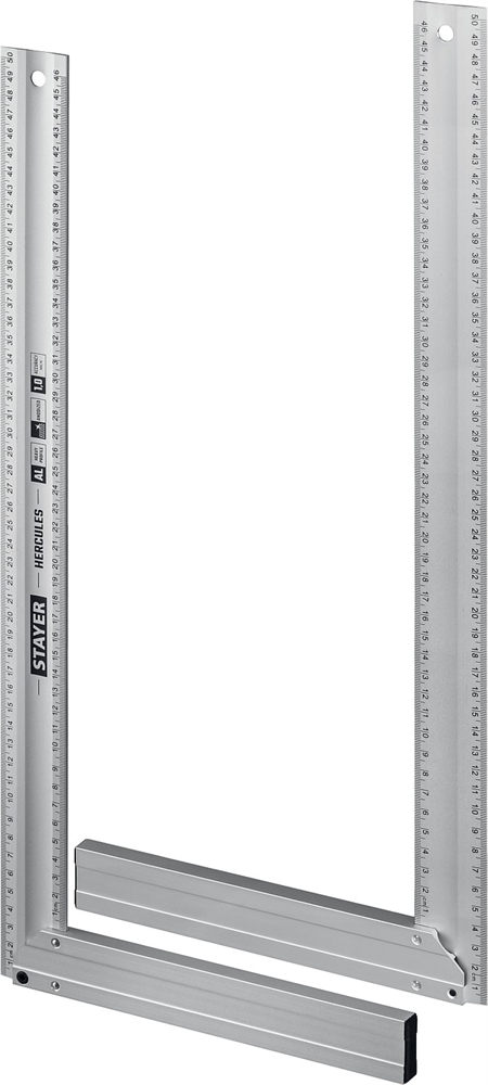 STAYER  500 мм, жесткий столярный угольник, Professional (3432-50) 3432-50