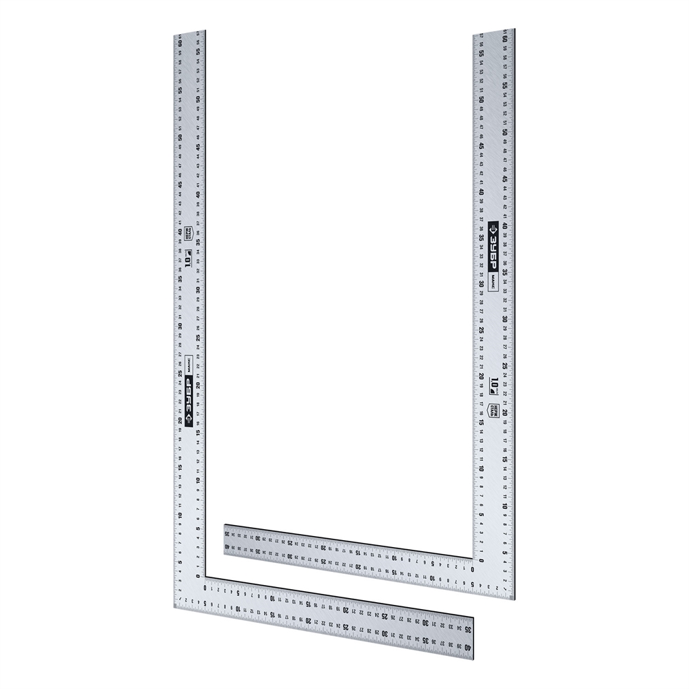 ЗУБР  УПН-60, 600 х 400 мм, нержавеющий плотницкий угольник, Профессионал (3434-61) 3434-61_z02