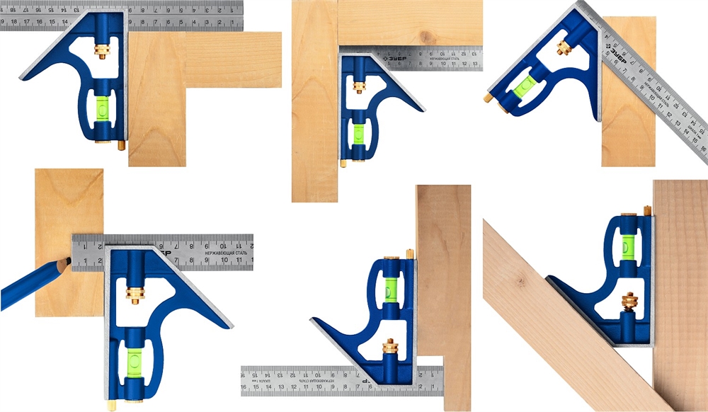 ЗУБР  300 мм, комбинированный угольник, Профессионал (3436) 3436_z02