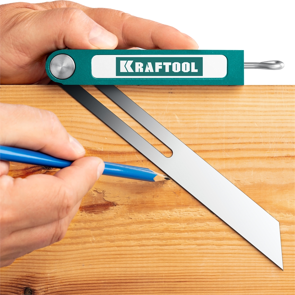 KRAFTOOL  Super-BEVEL, 200 мм, профессиональная малка-угломер (34372) 34372
