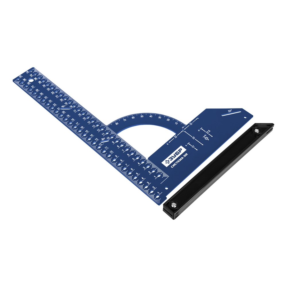 ЗУБР  Система-32, разметочный мебельный угольник, Профессионал (34398-30) 34398-30