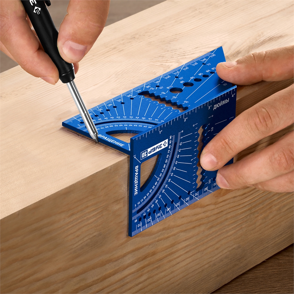 ЗУБР  3D, 7-в-1, угольник многофункциональный, Профессионал (34399) 34399