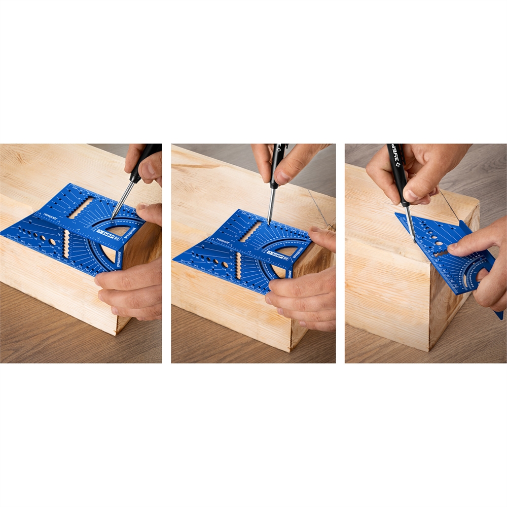 ЗУБР  3D, 7-в-1, угольник многофункциональный, Профессионал (34399) 34399