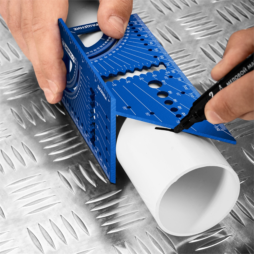 ЗУБР  3D, 7-в-1, угольник многофункциональный, Профессионал (34399) 34399