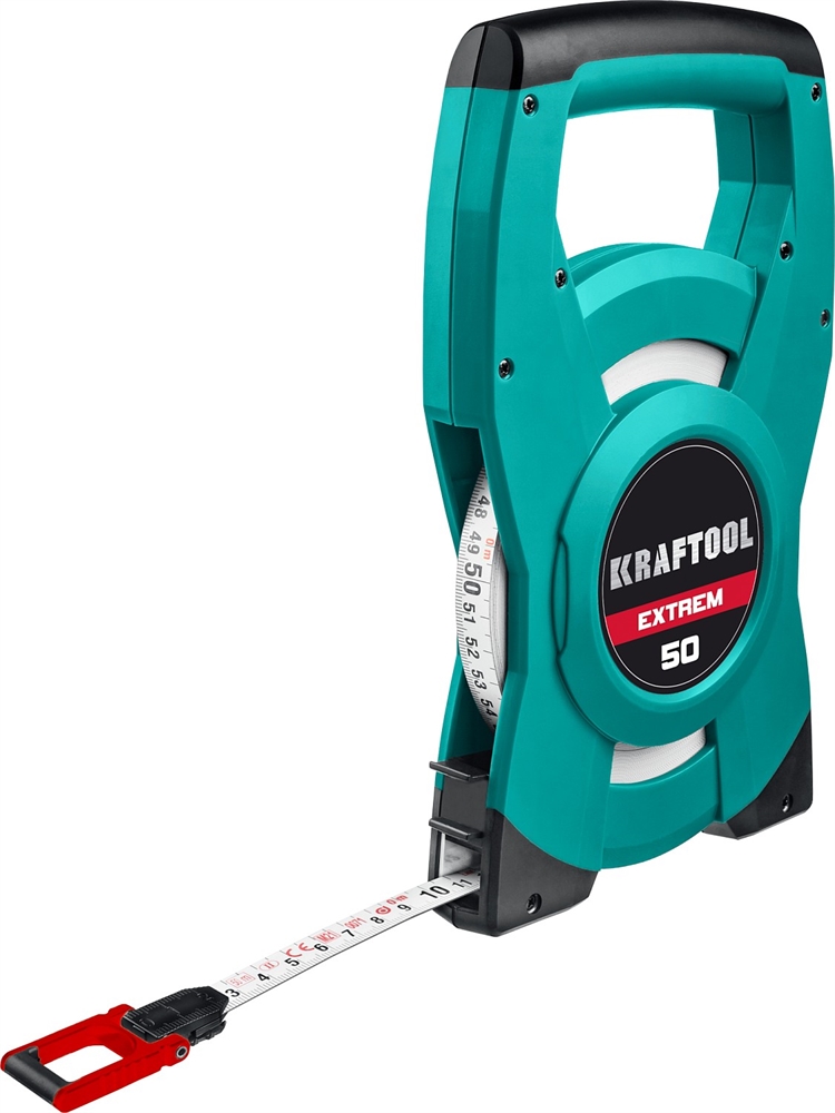 KRAFTOOL  50 м, геодезическая стальная мерная лента (34185-50) 34185-50