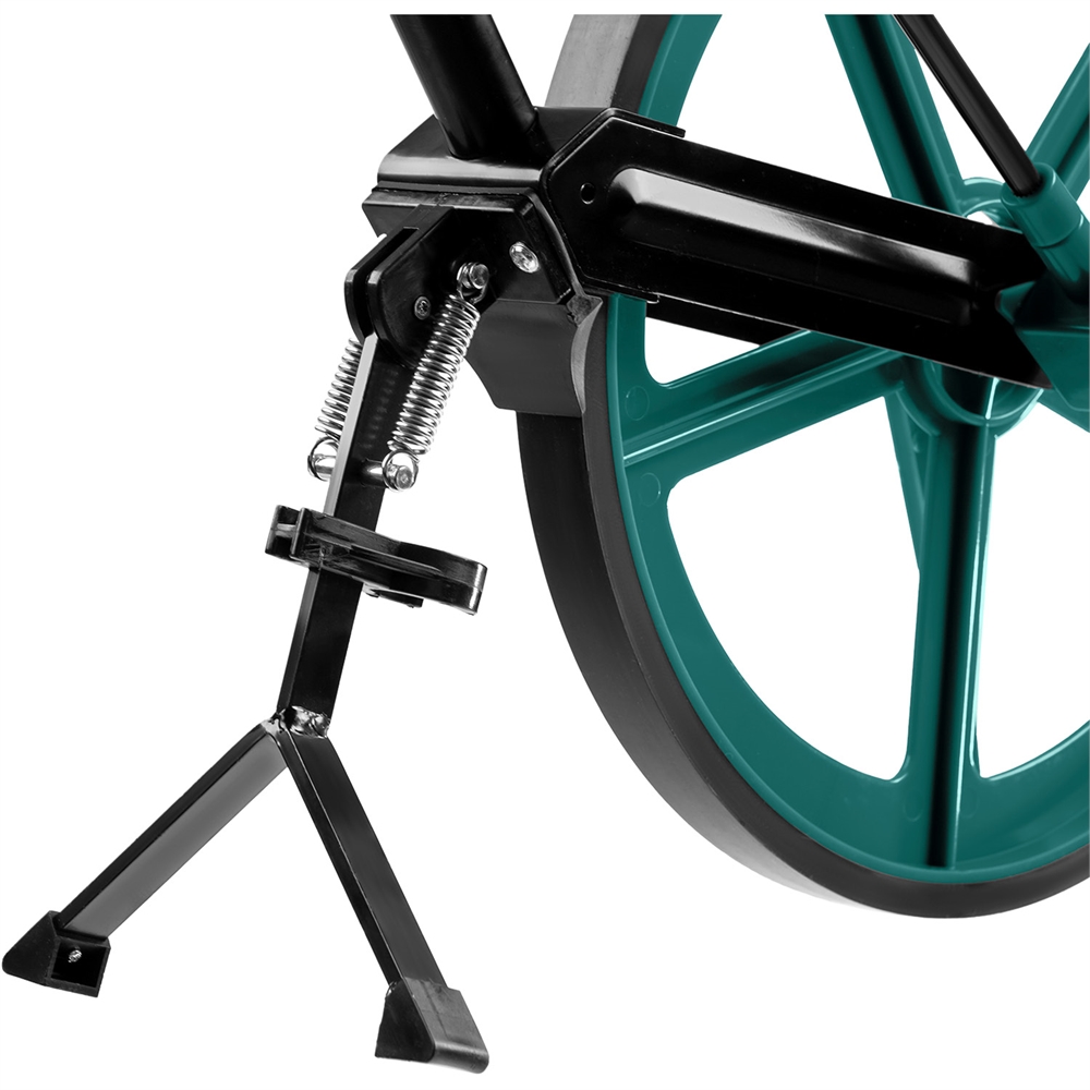 KRAFTOOL  0.1 - 99999.9 м, измерительное колесо (курвиметр) с металлическим шасси и рукояткой (34756) 34756