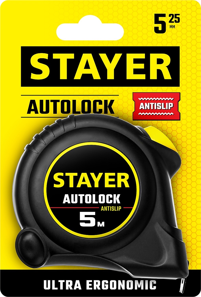 STAYER  AutoLock, 5 м х 25 мм, рулетка с автостопом (2-34126-05-25) 2-34126-05-25_z02