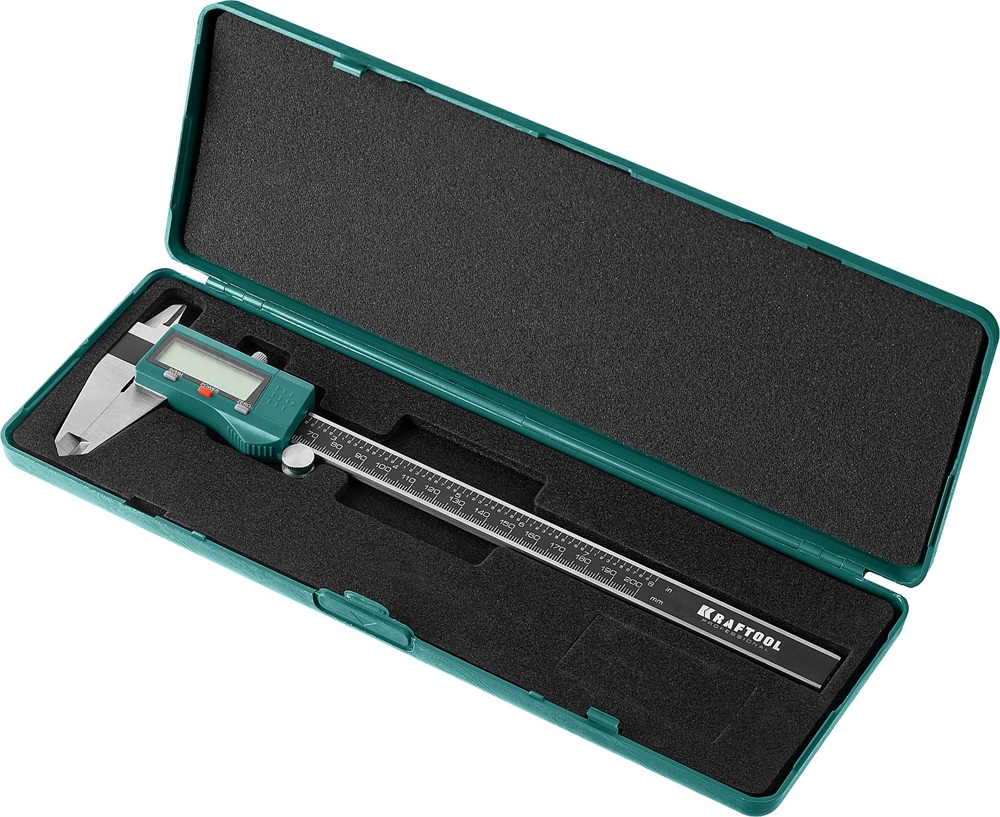 KRAFTOOL  200 мм, высокоточный, металлический электронный штангенциркуль (34460-200) 34460-200