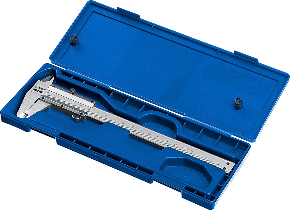 ЗУБР  ШЦ-1-150, 150 мм, стальной штангенциркуль, Профессионал (34514-150) 34514-150