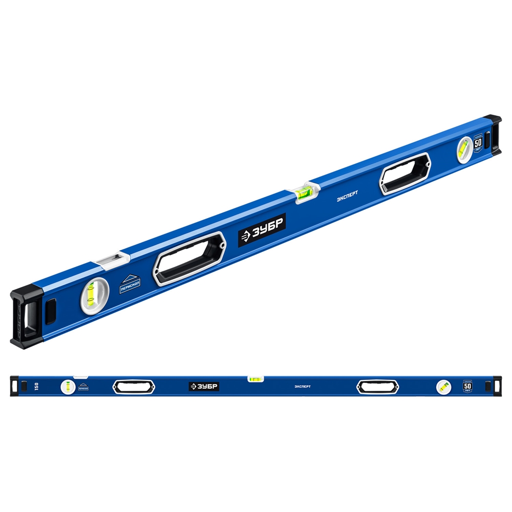 ЗУБР  ЭКСПЕРТ, 1500 мм, с зеркальным глазком, уровень с усиленным профилем, Профессионал (34570-150) 34570-150
