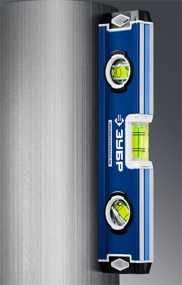 ЗУБР  ПРОФЕССИОНАЛ-М, 230 мм, компактный усиленный магнитный уровень, Профессионал (34581-023) 34581-023