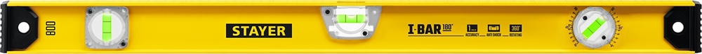 STAYER  I-Bar 180˚, 800 мм, двутавровый, уровень с поворотным глазком (3470-080) 3470-080_z02