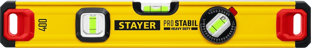 STAYER  PRO STABIL, 400 мм, усиленный профиль, уровень с поворотным глазком, Professional (3471-040) 3471-040_z02