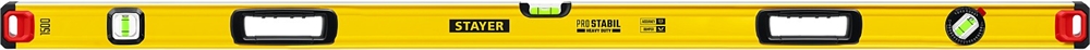 STAYER  PRO STABIL, 1500 мм, усиленный профиль, уровень с поворотным глазком, Professional (3471-150) 3471-150_z02