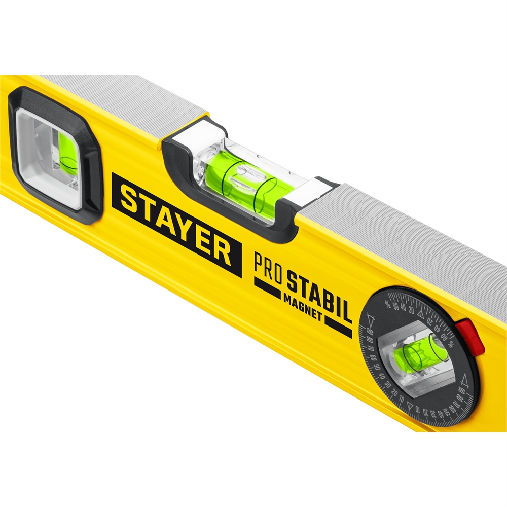 STAYER  PRO STABIL, 1500 400 мм, усиленный профиль, магнитный уровень с поворотным глазком, Professional (3480-150) 3480-150