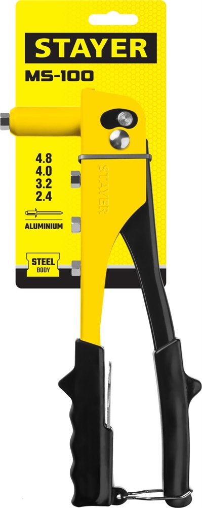 STAYER  MS-100, 2.4 - 4.8 мм, 240 мм, заклепочник (3105) 3105_z01