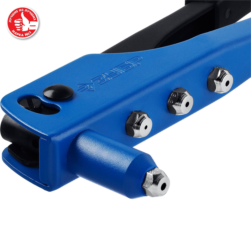 ЗУБР  П-500, 2.4 - 4.8 мм, 260 мм, заклепочник стальной корпус, Профессионал (31190) 31190_z01