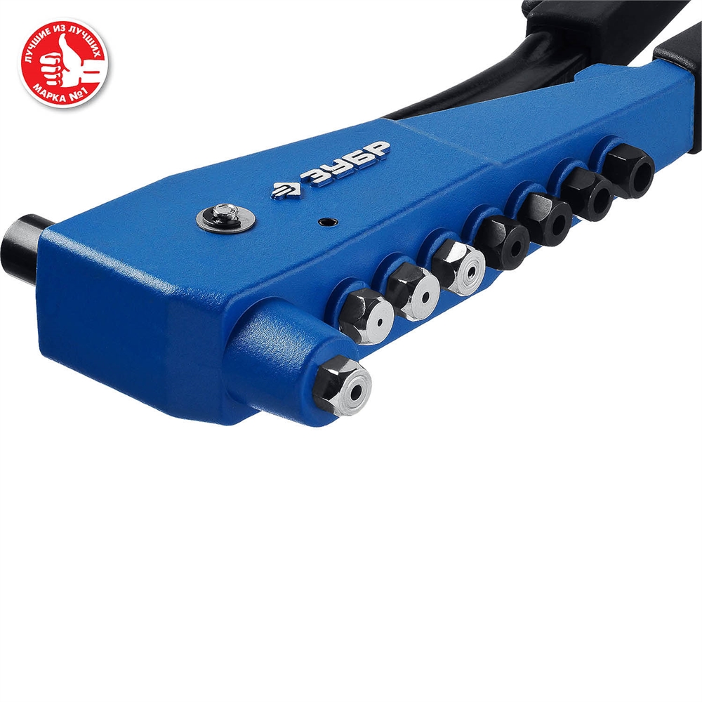 ЗУБР  К-М6, 2 вида заклёпок, комбинированный литой заклепочник в кейсе, Профессионал (31196) 31196_z01