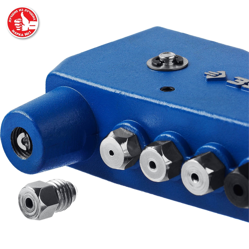 ЗУБР  К-М6, 2 вида заклёпок, комбинированный литой заклепочник в кейсе, Профессионал (31196) 31196_z01