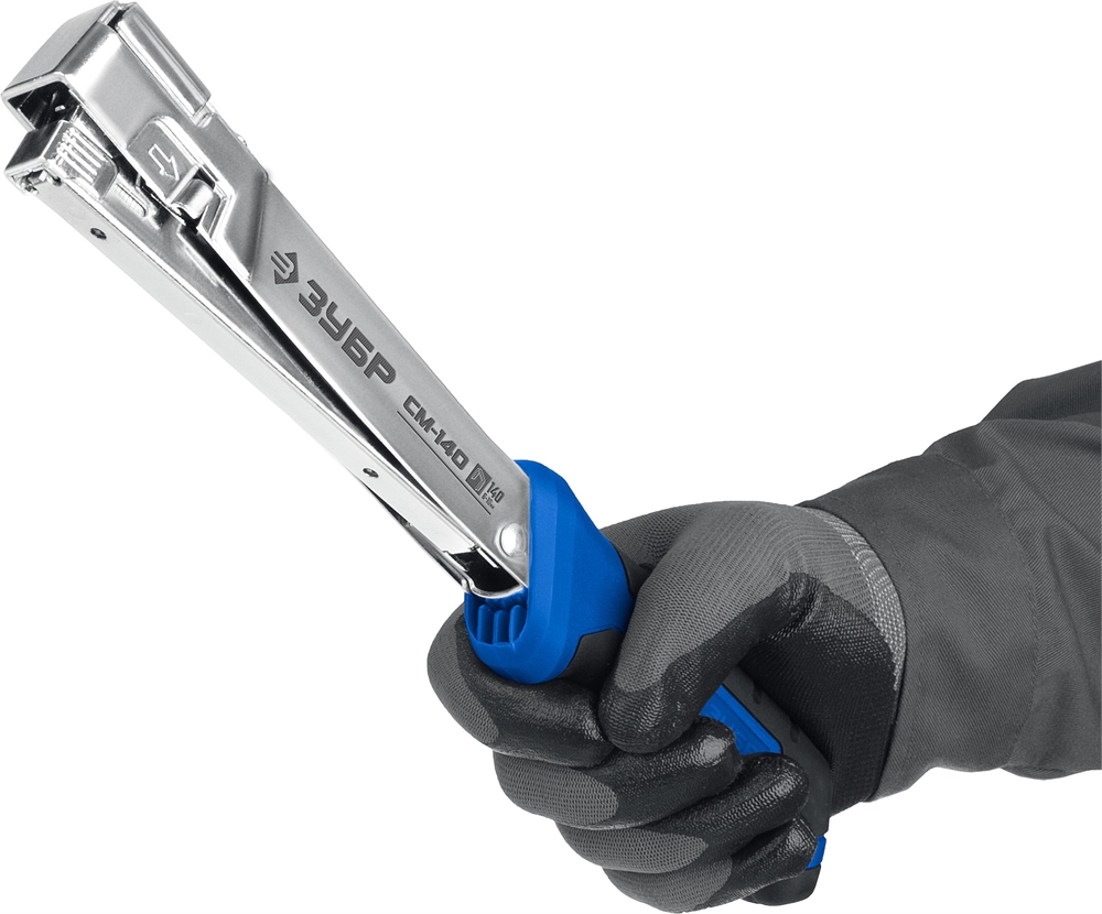 ЗУБР  СМ-140, тип 140 (G/11/57) 20GA (6 - 10 мм), высокоскоростной стальной cкобозабиватель (31542) 31542