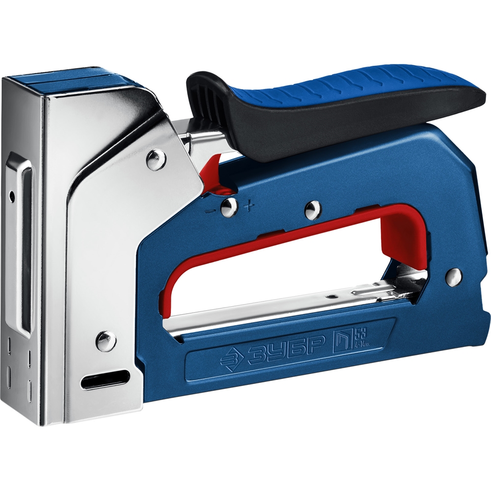 ЗУБР  ПМ-53, тип 53 (A/10/JT21) 23GA (4 - 14 мм), компактный рессорный степлер, Профессионал (31570) 31570_z01