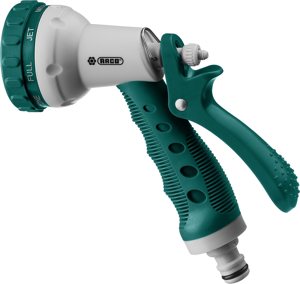 RACO  508C, 8 режимов, курок сзади, пластиковый с TPR, поливочный пистолет (4255-55/508C-18) 4255-55/508C-18
