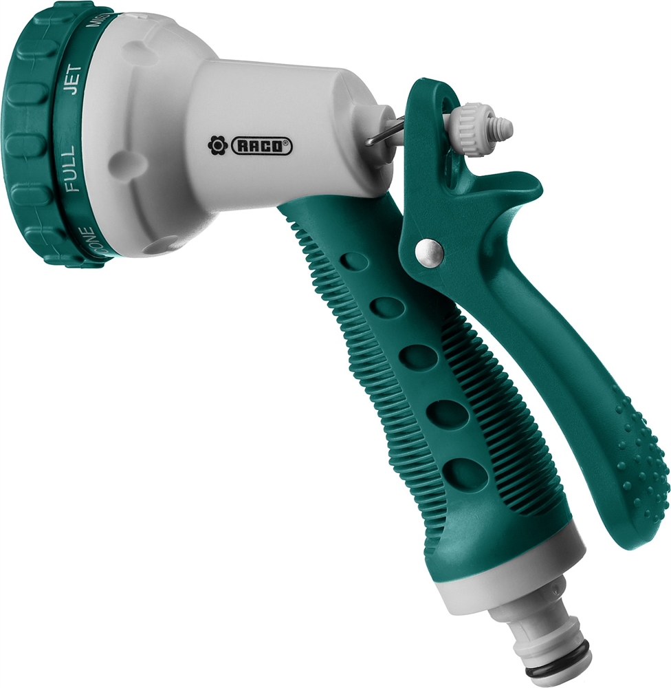 RACO  508C, 8 режимов, курок сзади, пластиковый с TPR, поливочный пистолет (4255-55/508C-18) 4255-55/508C-18