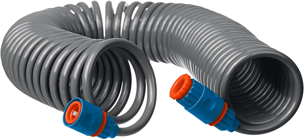 GRINDA  спиральный шланг 3/8″ x 15 м, пистолет-распылитель, адаптеры, поливочный набор, PROLine (428495) 428495