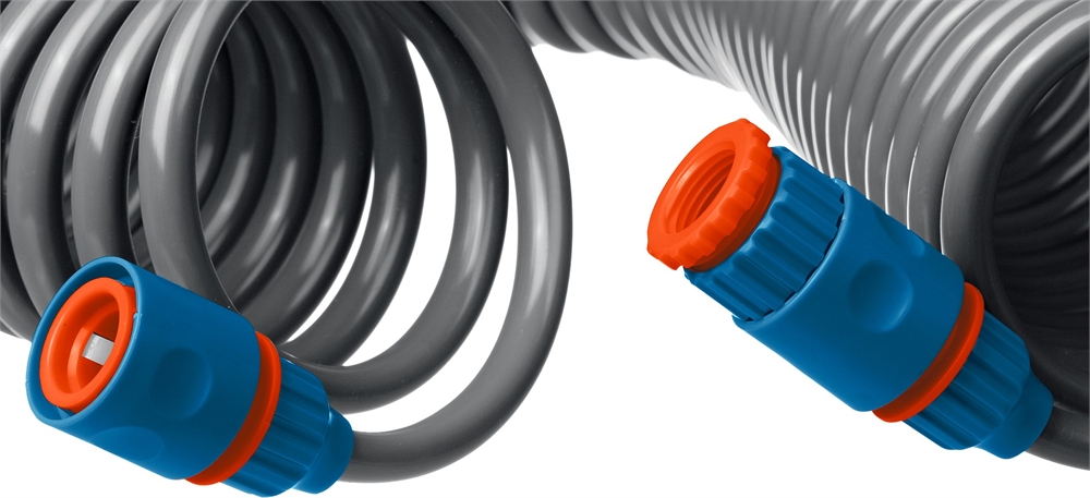 GRINDA  спиральный шланг 3/8″ x 15 м, пистолет-распылитель, адаптеры, поливочный набор, PROLine (428495) 428495